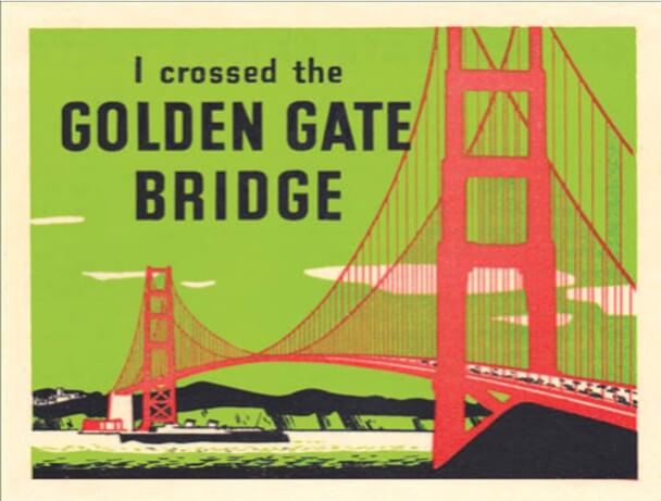 (image for) I crossed the Golden Gate Bridge